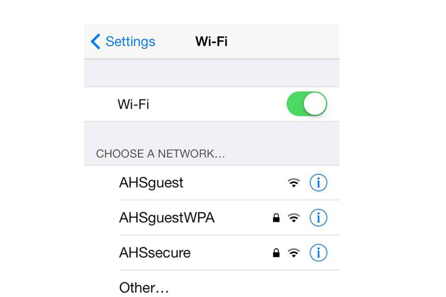 Arrowheads Turns Off Public Wi-Fi