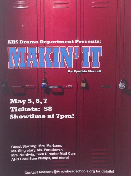 The play will be shown on May 5, May 6, and May 7 at 7 PM in the North Campus theatre