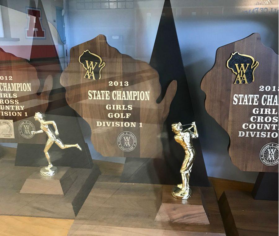 Girls state championship trophy for 2013
