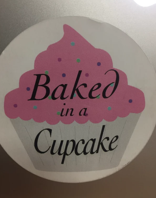 Baked In a Cupcake Logo.