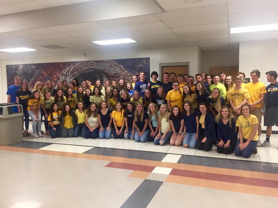 Arrowhead students show their support for Cystic Fibrosis Awareness on Thursday, May 18th, 2017.