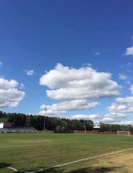 Arrowhead soccer stadium setup for next home game.