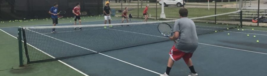 Arrowhead+Tennis+Players+Participate+in+Tennis+Camp