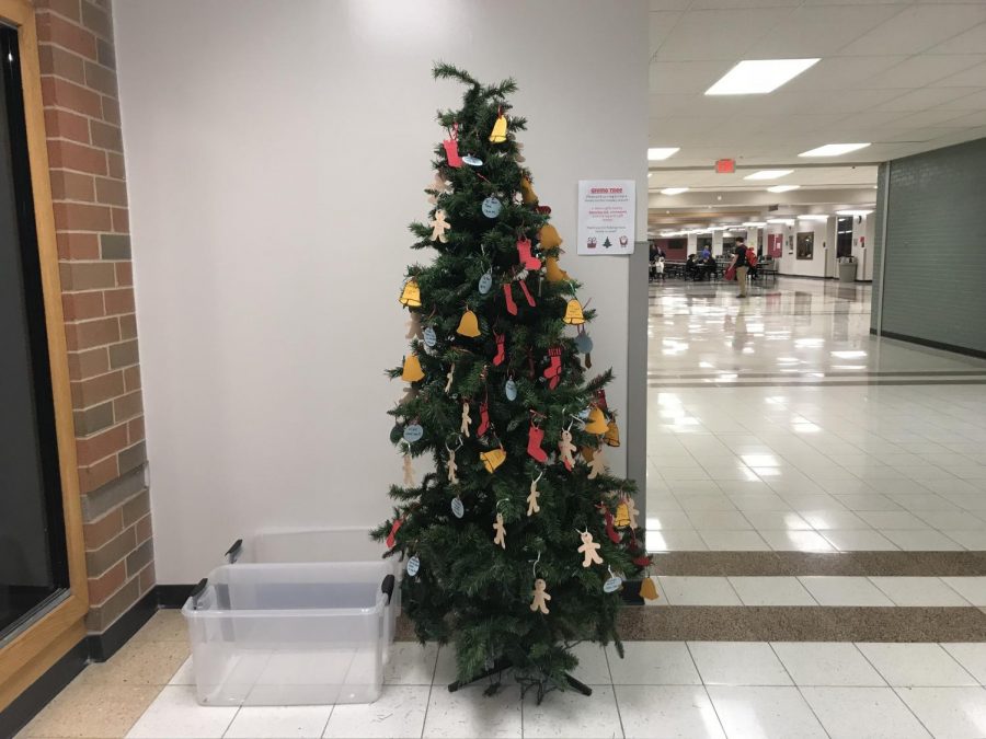 Arrowhead festivities have begun with the giving tree found near the front doors at North or in the library at South