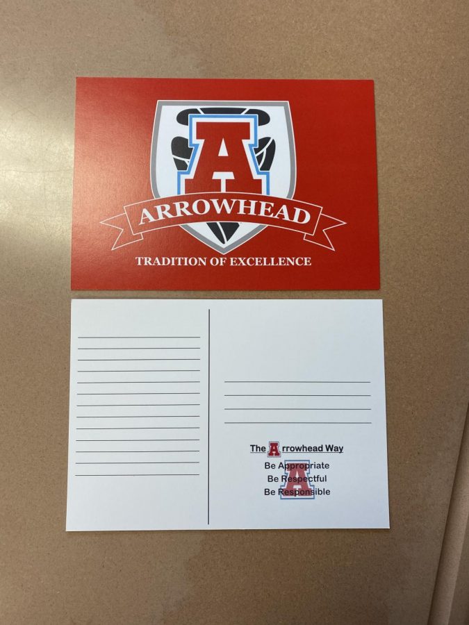Arrowhead Teachers Send Postcards to Students