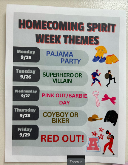 Arrowhead High School Releases Homecoming Spirit Days 2023