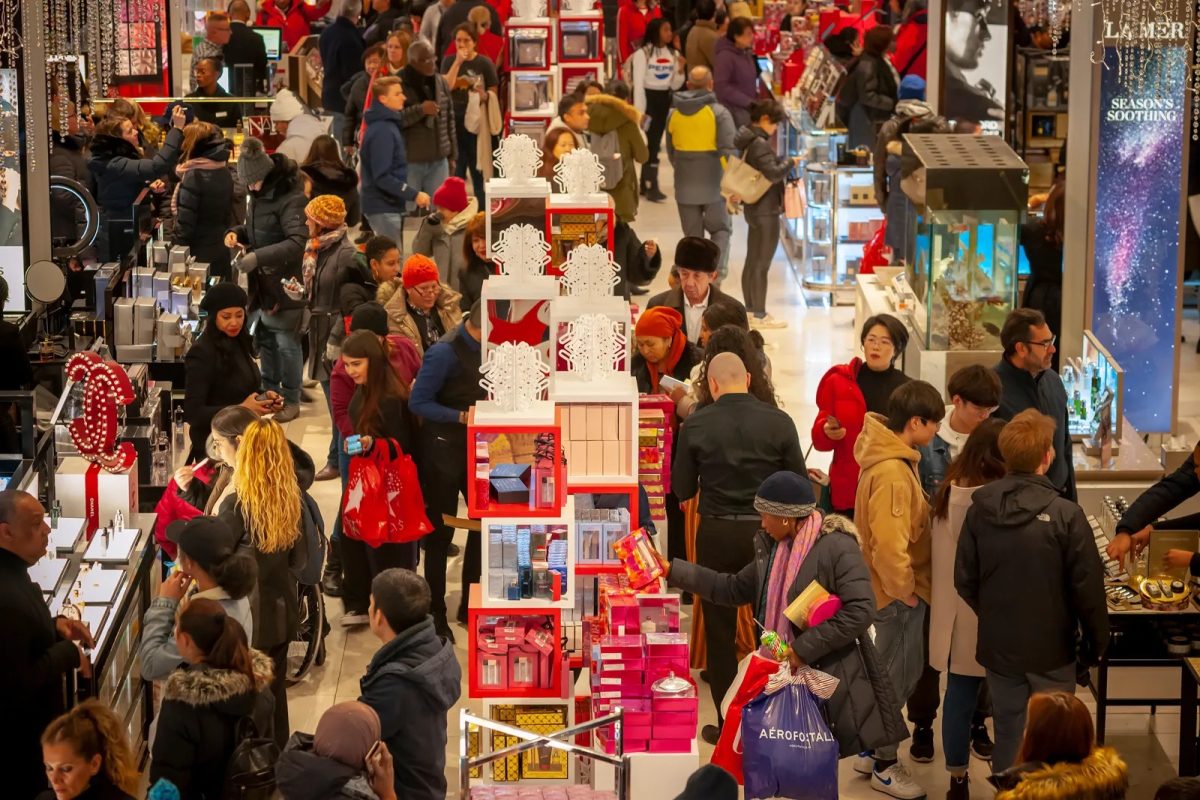 Macy's Herald Square flagship store on Black Friday in 2018.