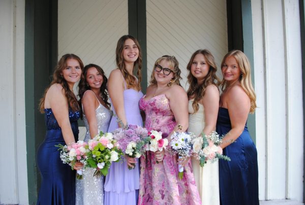 Ava Eigner with friends.